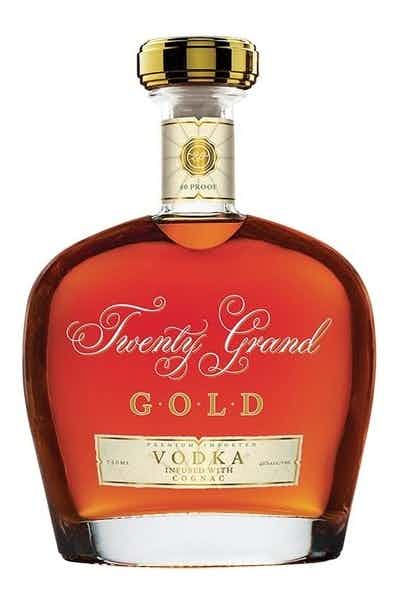 Twenty Grand Vodka Infused Gold Cognac Price & Reviews | Drizly