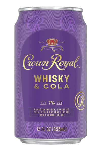 Crown Royal Whisky & Cola Cocktail