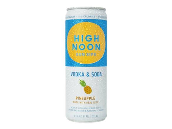 high noon drink label