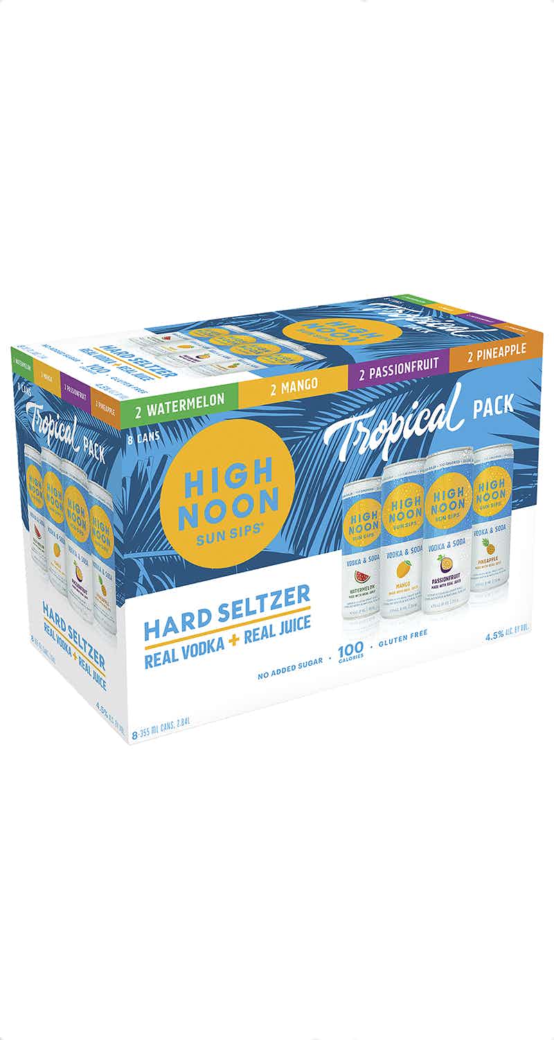 High Noon Vodka Hard Seltzer Limited Edition Tropical Variety Pack