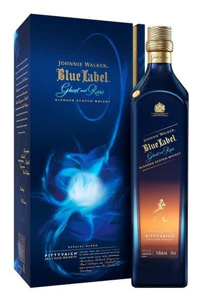 Johnnie Walker Blue Label Ghost and Rare Pittyvaich Blended Scotch Whisky
