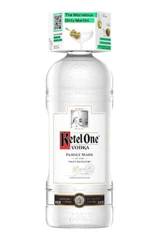 Ketel One Vodka, 1.75 L Bottle with Four Filthy Food Stuffed Olives