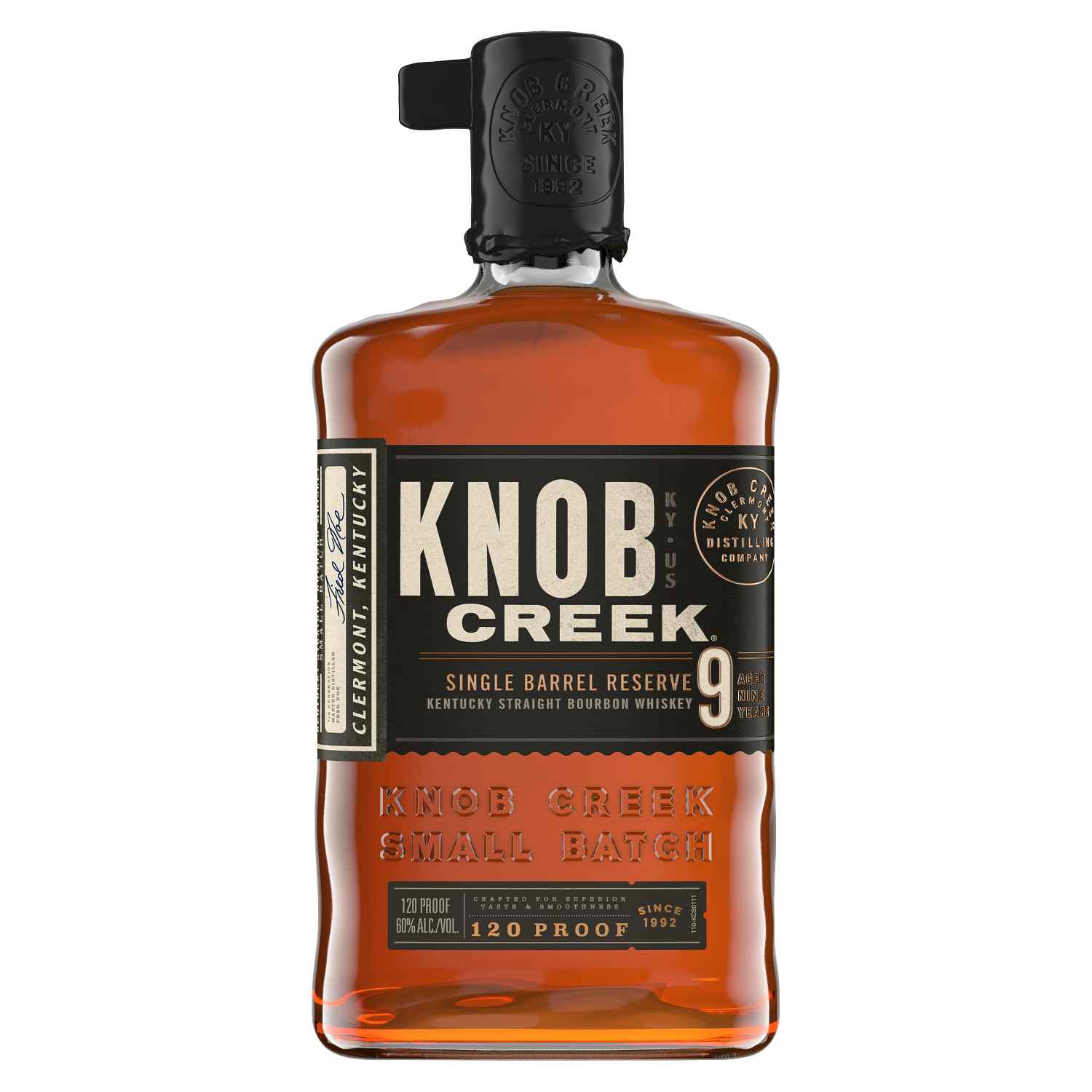 Knob Creek 9 Year Old Single Barrel Reserve Kentucky Straight Bourbon Whiskey