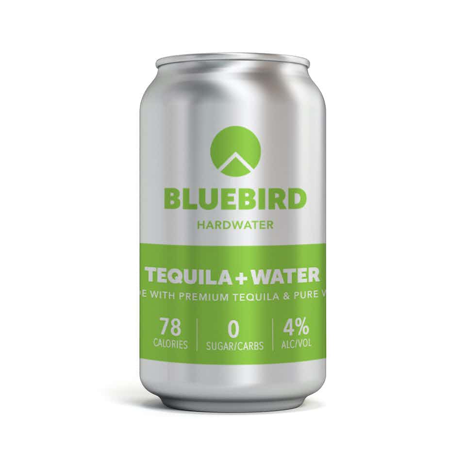 Bluebird Hardwater Tequila + Water